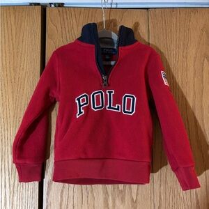 Polo Ralph Lauren red sweater kids